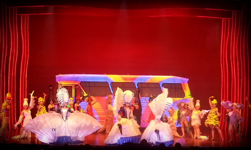 뮤지컬 프리실라 공연 모습